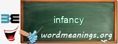 WordMeaning blackboard for infancy